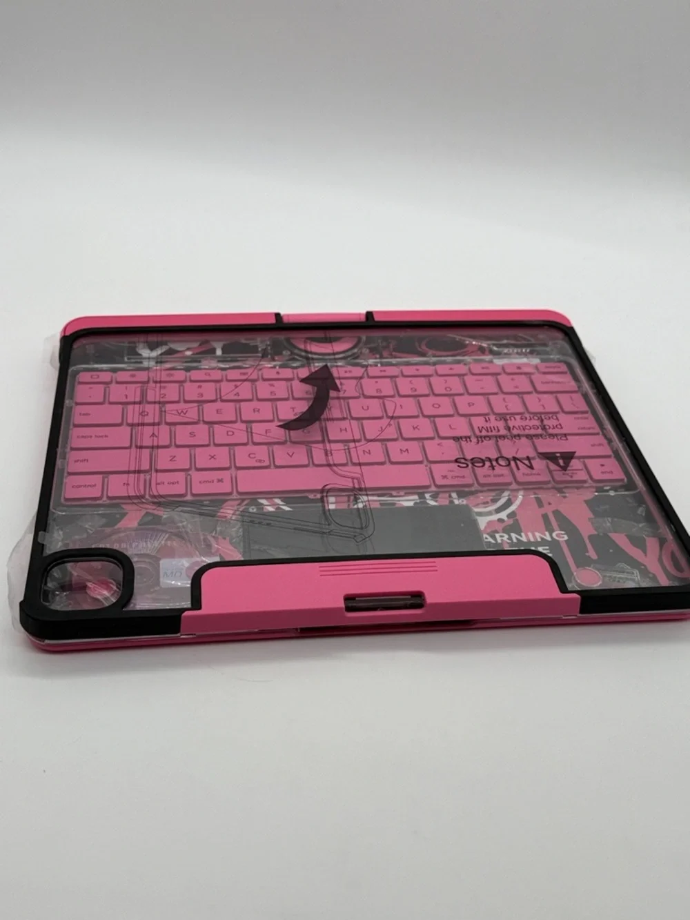 New Case 360° Rotating, Multi-Touch, Backlit Wireless Keyboard for ipad pro 13”